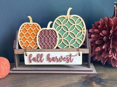 Shelf Sitter, Fall Decor, Fall Shelf Sitter Decor, Rustic Decor, Mantel Decor, Interchangeable Decor, Shelf Sitter Decor, Pumpkin Decor